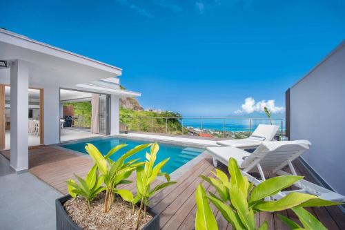 Villa 3 Beds, Pool & 180° Panoramic Moorea View - photo 4 - Tahiti, Polynésie