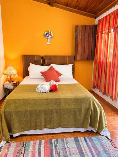1 double bed