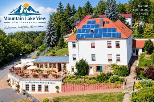 Mountain Lake View in Güntersberge, Deutschland