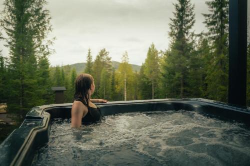 Open air bath, Villa Reki - Luxury Villa with Jacuzzi, Syote in Syote