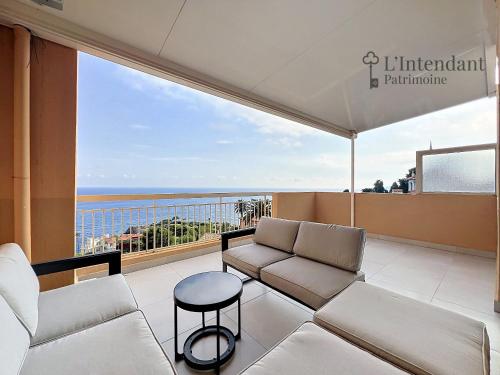 Appartement vue mer proche Monaco - 2 chambres - Clim - Parking