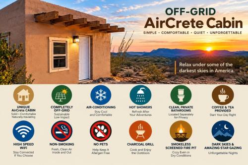 Zunanjost, Cozy Peaceful Tiny Cabins Behind Big Bend National Park in Terlingua (TX)