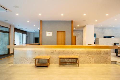Lobby, 奥天ケ瀬温泉　お花 in Kusu