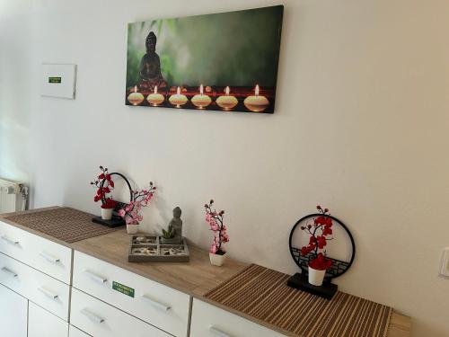 Deine Pension, Double Room P1, 1-2 beds, 10qm, Check-in 4PM - 5AM in Creglingen