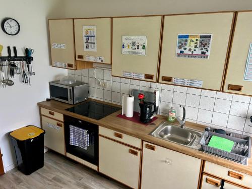 Deine Pension, Double Room P1, 1-2 beds, 10qm, Check-in 4PM - 5AM in Creglingen