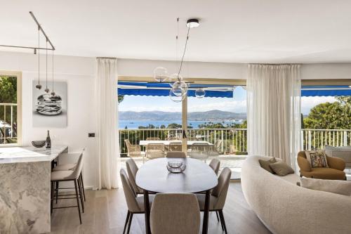 FRGK Appartement luxe vue mer Cap dAntibes in Les Breguieres