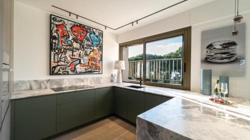 FRGK Appartement luxe vue mer Cap dAntibes in Les Breguieres