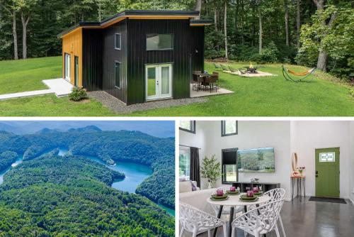 Secluded, Unique, Modern, Mountain Home Near River!
