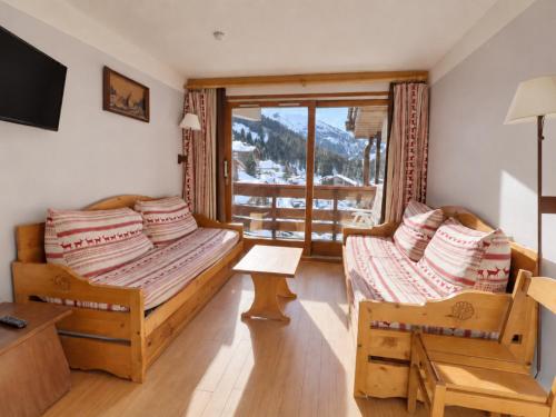 Duplex agréable au Châtelet, skis aux pieds, 5/6 pers, Méribel