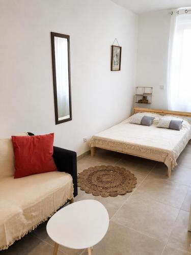 Studio atypique centre Palavas, vue mer