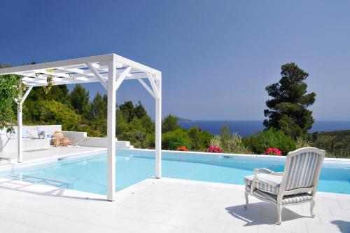 Altan/terrasse, Anemolia Villas with private pools near the most beautiful beaches of Alonissos in Argalasti