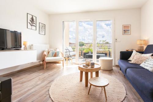 Appartement avec balcon au centre ville de Biscarrosse Bourg