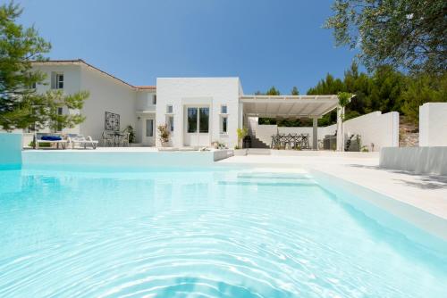 Altan/terrasse, Anemolia Villas with private pools near the most beautiful beaches of Alonissos in Argalasti