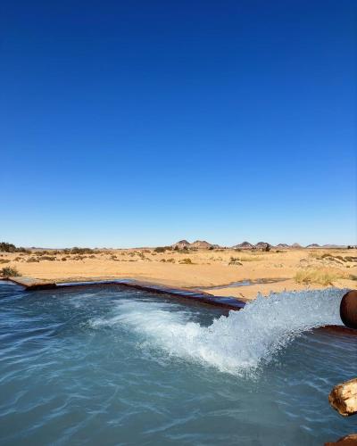 White desert camp in Farafra