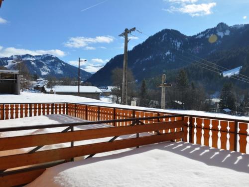 Charmant studio avec terrasse sud, animaux admis, parking in La Chapelle-d'Abondance