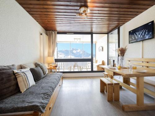 Charmant appart 4 pers. 31m² au cœur de la montagne, avec véranda panoramique et équipements inclus