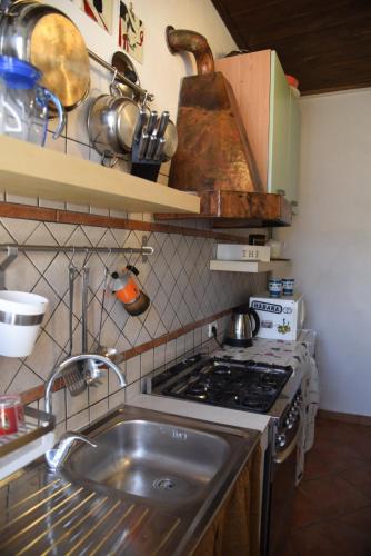 廚房, 拉門薩蓬德拉利亞公寓 (La Mensa Ponderaria) in 蒂沃利