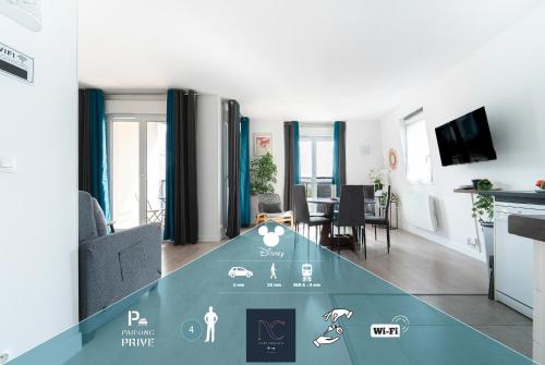 Disneyland-Paris, 6 pers, Parking, Wifi - Location saisonnière - Chessy