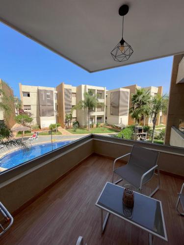 Appartement 2 chambres de luxe en Residence de luxe avec 6 piscines in Saidia