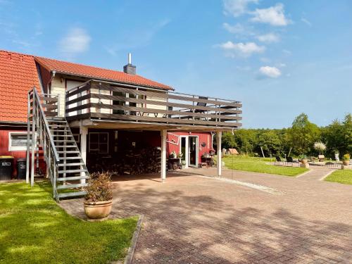 Rõdu/terrass, Ferienwohnungen am Tierpark Sababurg in Oberweser