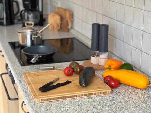 köök, Ferienwohnung Insel-Auszeit in Kluis