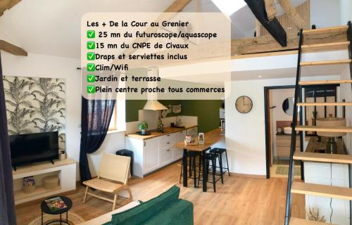 Gites De la Cour au Grenier - Location saisonnière - Chauvigny