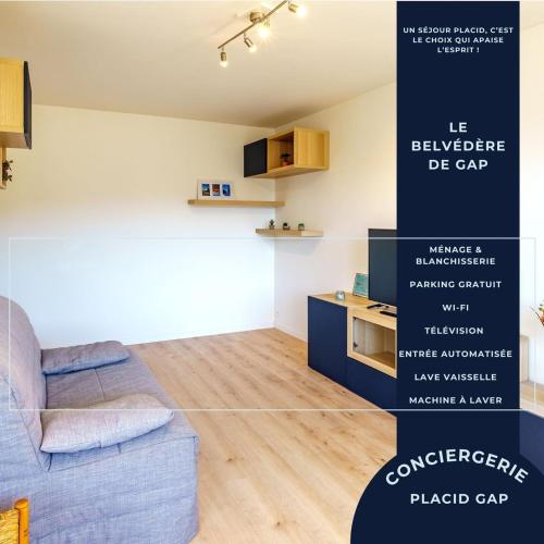 Le Belvédère - WIFI Fibre - Parking gratuit - Location saisonnière - Gap