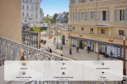 2 chambres BALCON, FELIX FAURE-COEUR DE CANNES A2B022