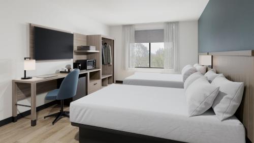 2 queen beds