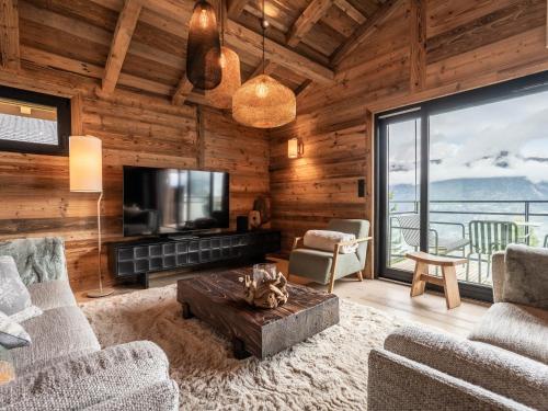 Splendide chalet 6 pièces, jacuzzi et sauna, proche pistes à La Plagne Montalbert - FR-1-755-24