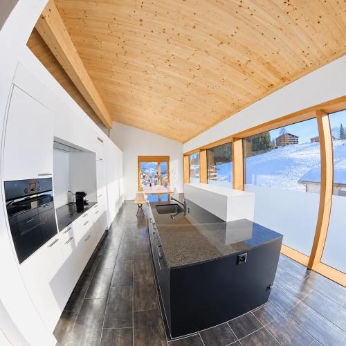 3 bedroom condo in front of Obersaxen ski resort in Obersaxen Mundaun