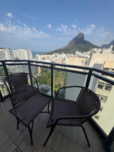Leblon - Flat 1605 Vista Mar, Gym, Sauna, Vista Dois Irmaos e Garagem - Petropolis Leblon - Flat 1605 Vista Mar, Gym, Sauna, Vista Dois Irmaos e Garagem - Petropolis