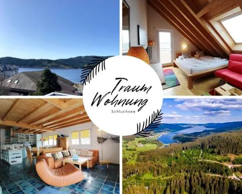 Traumwohnung Schluchsee, 2 Schlafzimmer, Blick zum See in Schluchsee, Deutschland