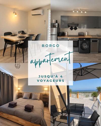 Appartement T2 tout confort, entre mer et montagne - Location saisonnière - Borgo