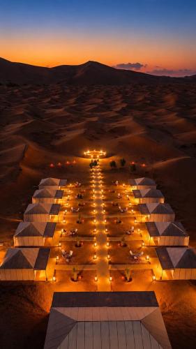Exterior view of Erg Chebbi Camp