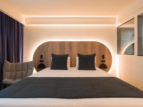 Chambre double, deluxe, vue sur la mer, balcon