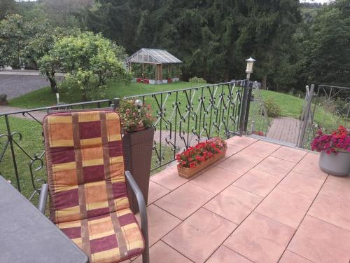 Erkély/terasz, Ferienwohnung Böhme Aue (Ferienwohnung Bohme Aue) in Aue