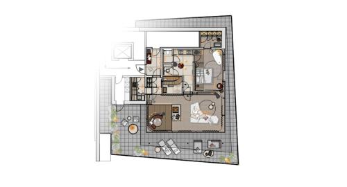 Suite, sauna
