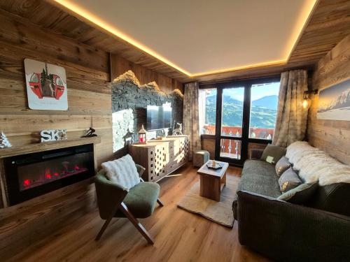 Cozy' Cimes - Rénové à Neuf - Ski-In Ski-Out Belle Plagne 2100m - 1pl Parking - 2 Balcons - Vue imprenable