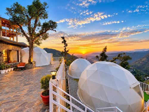A szálláshely kívülről, Glamp Resort Premium Luxury Domes with Mountain Views in Ram Gaon