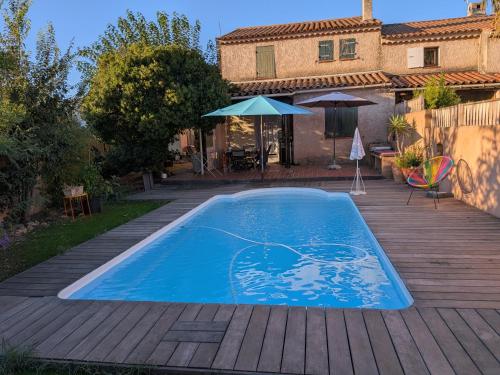 Villa climatisée au calme, 3 chambres, 2 SDB