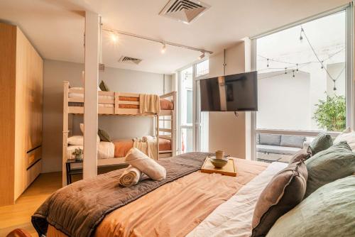 HOM I Loft Terraza Planta baja Familiar Lastarria