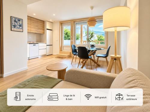 Appartement neuf, terrasse, Argeles-gazost, 5A - Location saisonnière - Argelès-Gazost