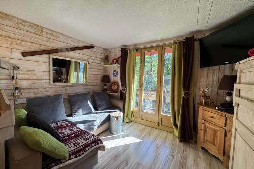 Studio rénové 5 pers - avec balcon - Les Clématites - Risoul 1850