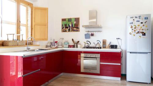 keuken, Casa Ollie in San Gimignano