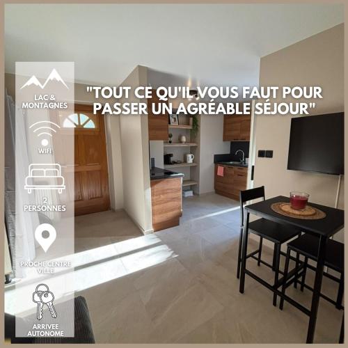 Studio Rénové - Calme - WiFi - Proche Centre ville