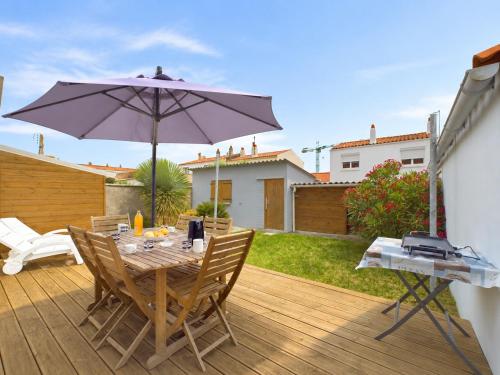 Maison avec jardin, plage à 15 min à pied - 6pers