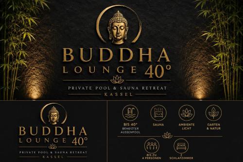 Buddha Lounge 40 - Private Pool & Sauna Retreat Kassel