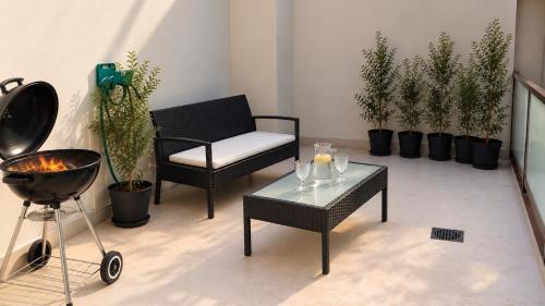 Patio privado y Parrilla Pet Friendly