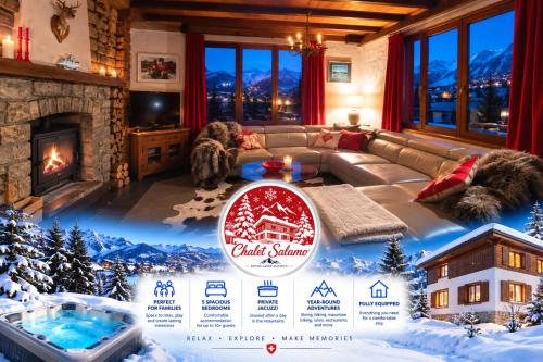 Entire Chalet Salamo 11 plus 1 Les Arcs Paradiski Jacuzzi